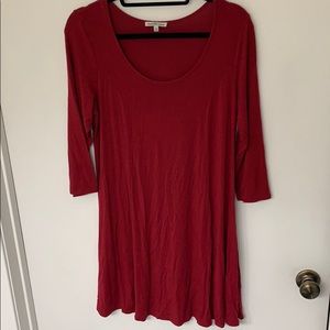 Red Quarter sleeve dress